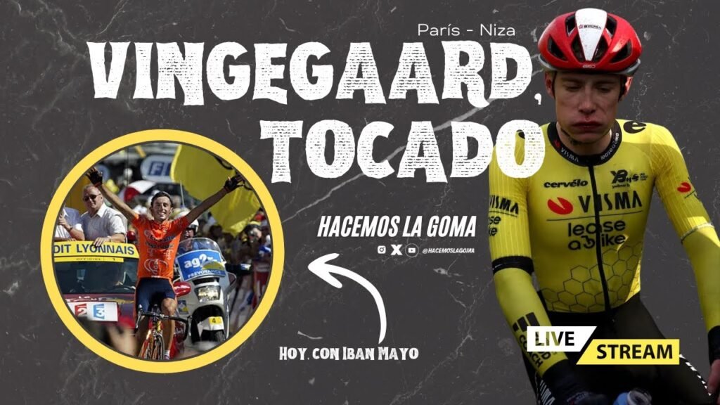 Caída, mareos, dolor en una mano y pérdida del liderato para Vingegaard en París-Niza 2 Caida mareos dolor en una mano y perdida del liderato