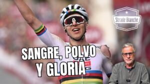 HEROICO POGACAR en STRADE BIANCHE
