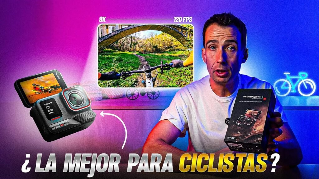 La mejor camara JAMAS creada para bici Probe la Insta360