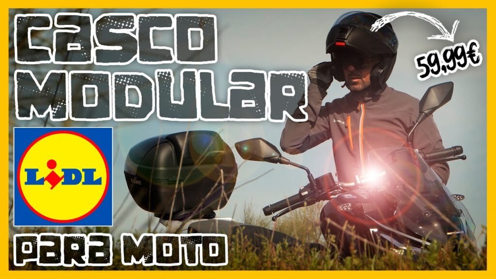 Casco MOTO LIDL modular y barato 5999E