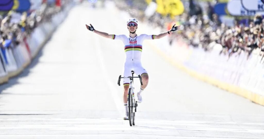 Tadej Pogačar conquista el Tour de Flandes 2025 2 Tadej Pogacar conquista el Tour de Flandes 2025 Bicycles4ever