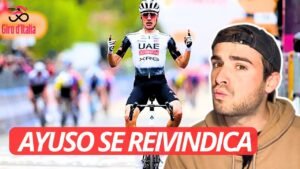 AYUSO SUELTA a ROGLIC en el PRIMER FINAL EN ALTO