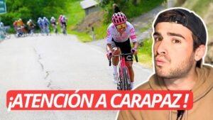 CARAPAZ GANA una DURA ETAPA donde BERNAL ATACABA a 100Km