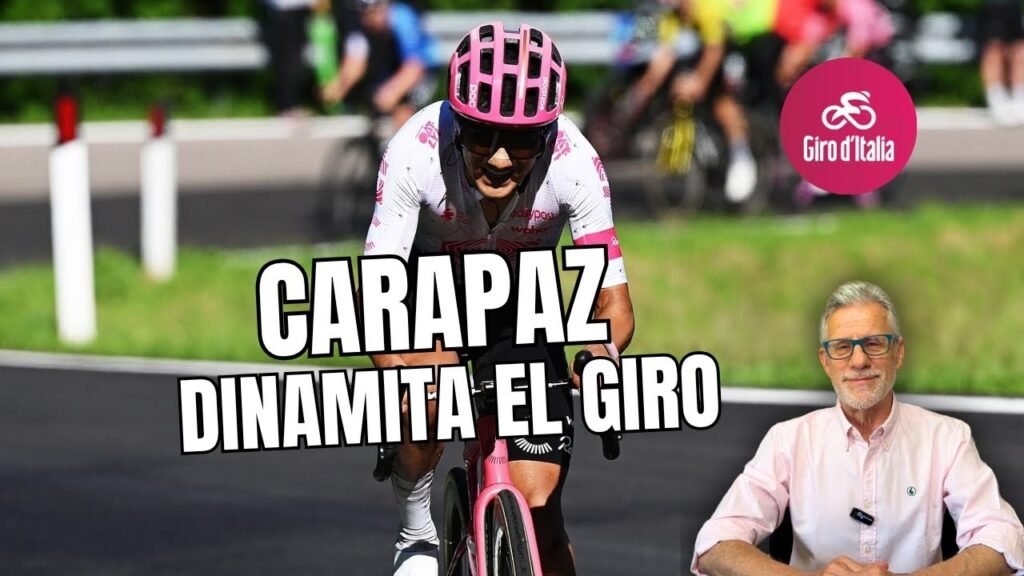 CARAPAZ PRENDE FUEGO al GIRO, DEL TORO AGUANTA el ROSA, AYUSO SE HUNDE y ROGLIC ABANDONA 2 CARAPAZ PRENDE FUEGO al GIRO DEL TORO AGUANTA el ROSA