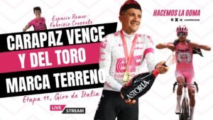 CARAPAZ Wins in Castelnovo ne Monti E11 and DEL TORO