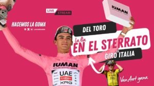 El Sterrato pone patas arriba el Giro Gana Van
