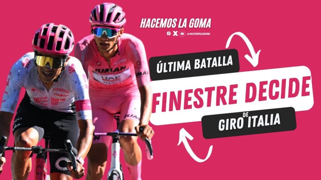 FINESTRE Y 43 Decidirán el GIRO 2025: DEL TORO VS CARAPAZ 6 FINESTRE Y 43 Decidiran el GIRO 2025 DEL TORO VS