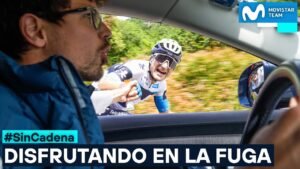 JEFFERSON CEPEDA en la FUGA de la ETAPA 16 del