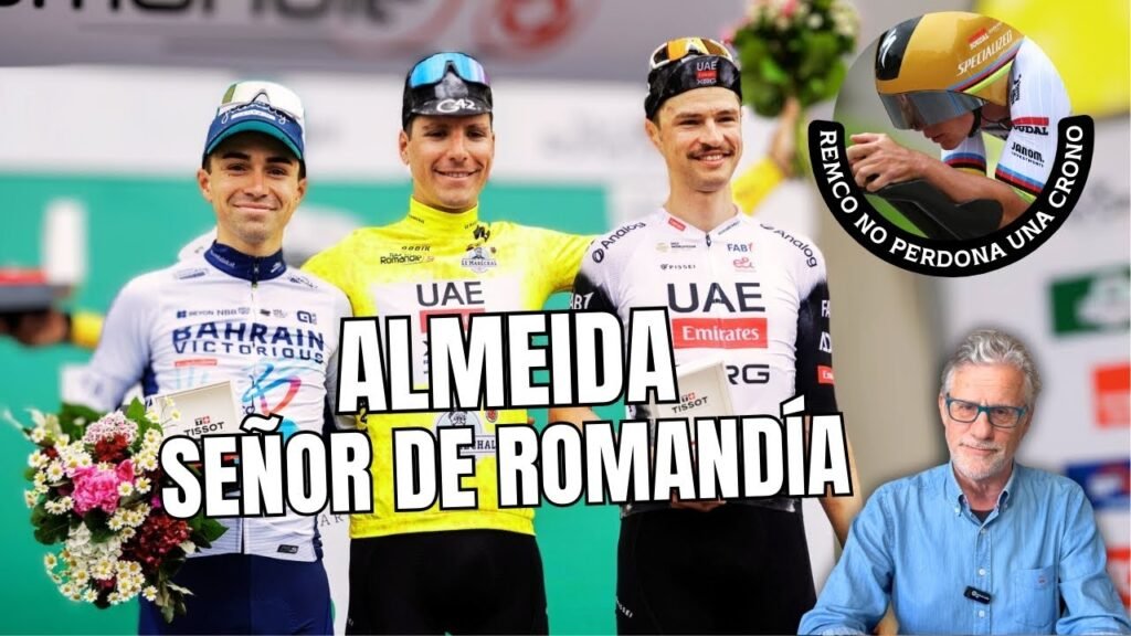 JOAO ALMEIDA se adueña del TOUR de ROMANDÍA y EVENEPOEL de la CRONO FINAL 8 JOAO ALMEIDA se aduena del TOUR de ROMANDIA y EVENEPOEL