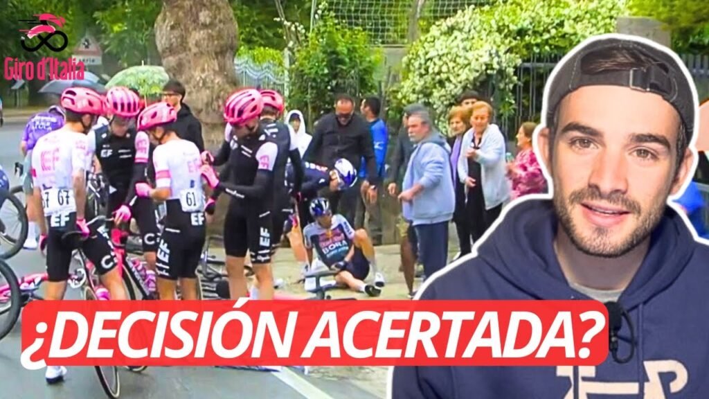 NEUTRALIZACIÓN, CAÍDAS y ABANDONOS en una POLÉMICA ETAPA 6 del GIRO de ITALIA 9 NEUTRALIZACION CAIDAS y ABANDONOS en una POLEMICA ETAPA 6 del