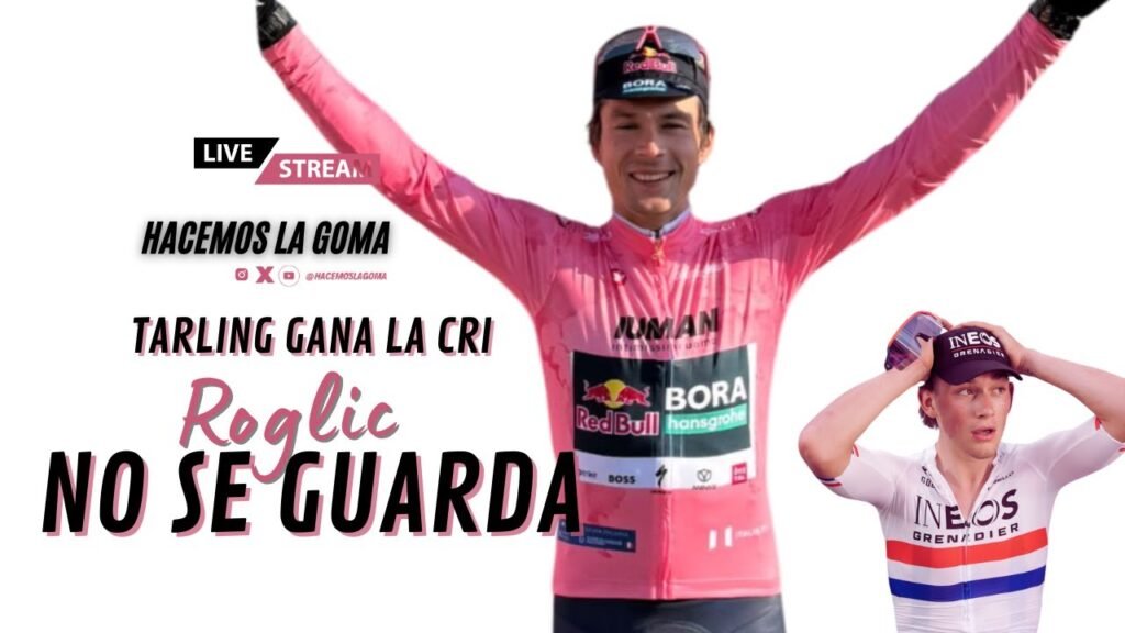 ROGLIC NO PERDONA Y YA ES LÍDER DEL GIRO 2025 - CRI TIRANA 1 ROGLIC NO PERDONA Y YA ES LIDER DEL GIRO 2025