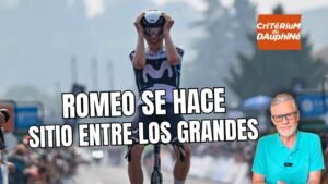 EXHIBICION ETAPA y LIDERATO para IVAN ROMEO en DAUPHINE