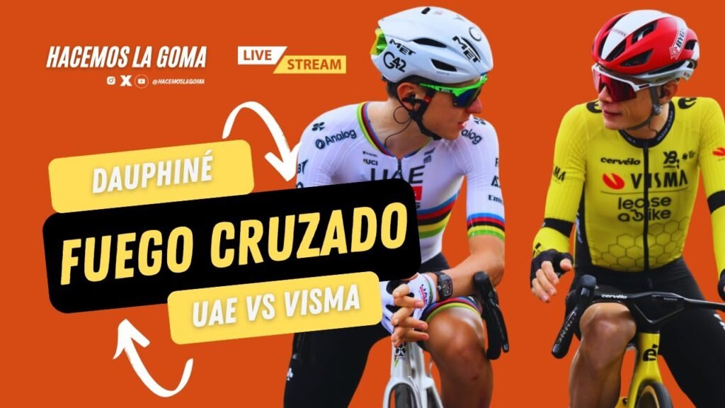 Fuego Cruzado en Dauphine Pogacar vs Vingegaard UAE vs