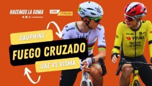 Fuego Cruzado en Dauphine Pogacar vs Vingegaard UAE vs