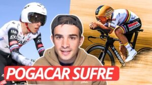 POGACAR PIERDE BASTANTE TIEMPO con VINGEGAARD y EVENEPOEL
