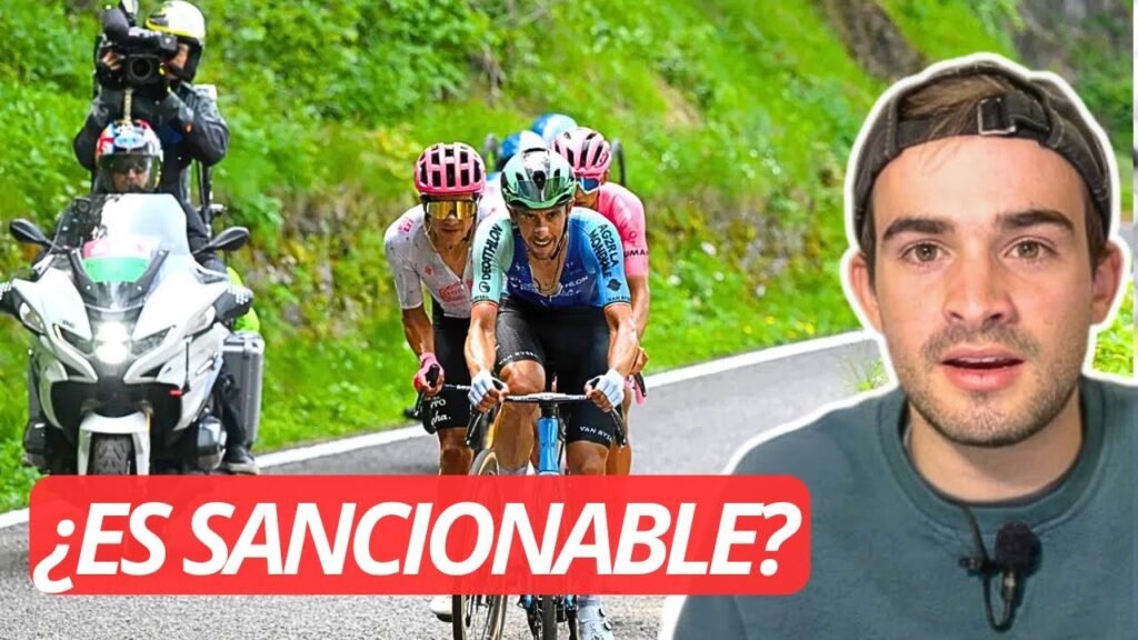POSIBLE SANCIÓN a DE BONDT por AYUDAR a CARAPAZ en el GIRO 5 POSIBLE SANCION a DE BONDT por AYUDAR a CARAPAZ en