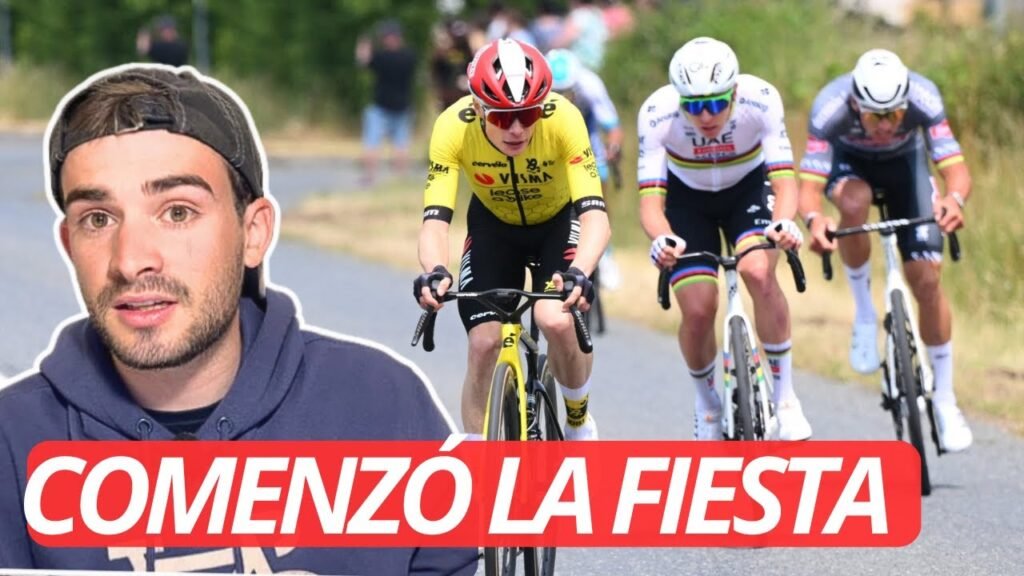 VINGEGAARD ROMPE la CARRERA y POGACAR REMATA con la VICTORIA