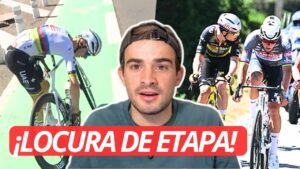 CAIDA de POGACAR ATAQUES de VAN DER POEL VAN AERT