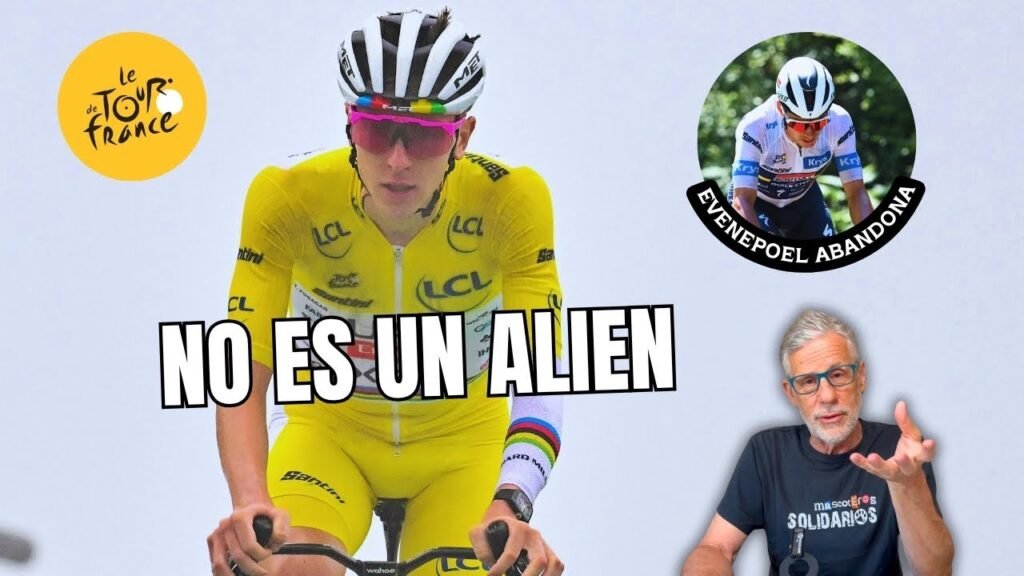 POGACAR DUDA ARENSMAN GANA y EVENEPOEL SE RETIRA