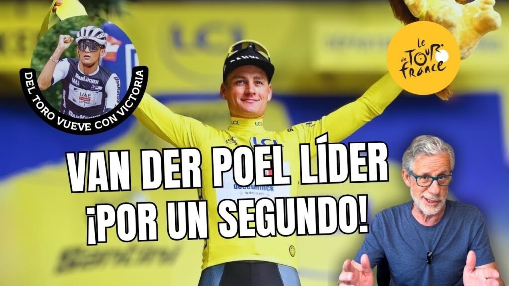 VAN DER POEL RECUPERA IN EXTREMIS el AMARILLO de POGACAR