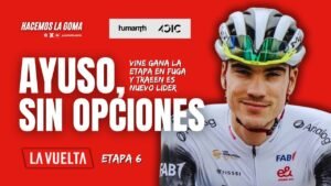 AYUSO ELIMINADO VINGEGAARD CEDIO EL LIDERATO PERO NO SUFRE