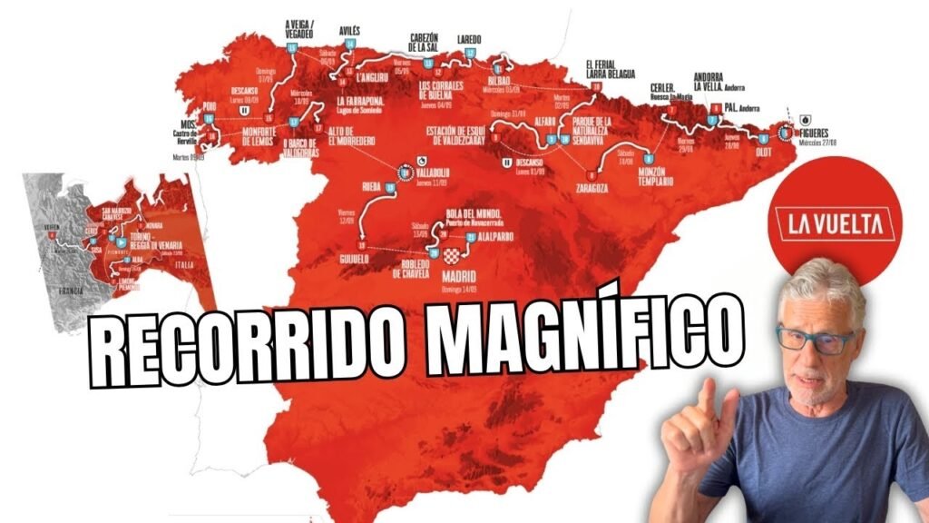 VUELTA a ESPANA 2025 de TURIN a MADRID con 10
