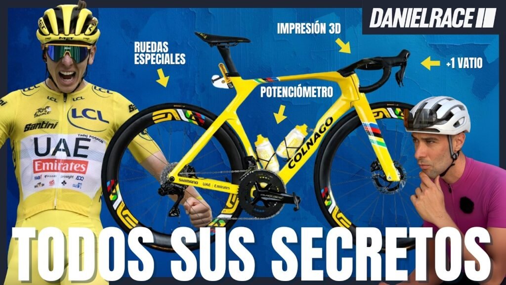 COLNAGO Y1RS DE TADEJ POGAČAR - TODOS LOS DETALLES OCULTOS | DANIEL RACE 4 COLNAGO Y1RS DE TADEJ POGACAR TODOS LOS DETALLES OCULTOS