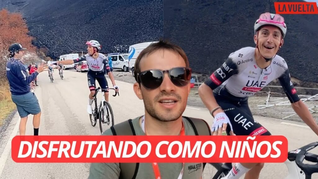 VIVIENDO un ETAPA de MONTANA de LA VUELTA en DIRECTO