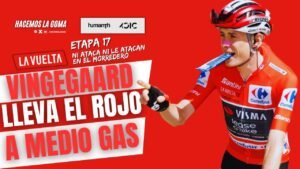 Vingegaard Controla La Vuelta en El Morredero a Medio Gas