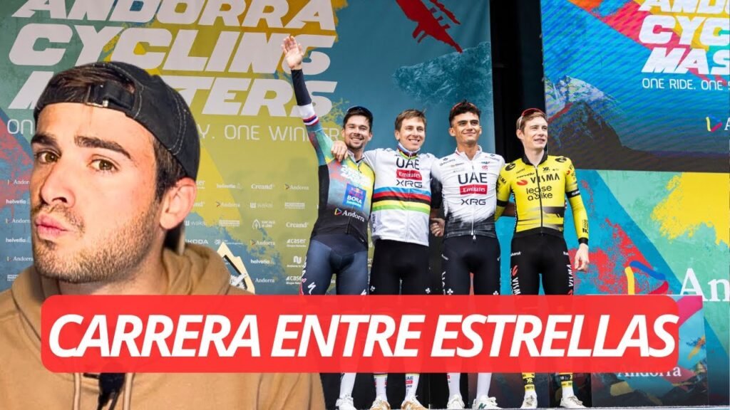 DUELO entre POGACAR, DEL TORO, ROGLIC y VINGEGAARD en la ANDORRA CYCLING MASTER 7 DUELO entre POGACAR DEL TORO ROGLIC y VINGEGAARD en la