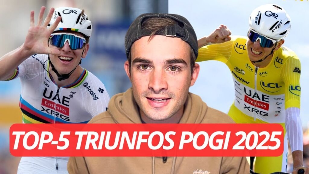 Las 5 MEJORES VICTORIAS de POGACAR de 2025 6 Las 5 MEJORES VICTORIAS de POGACAR de 2025