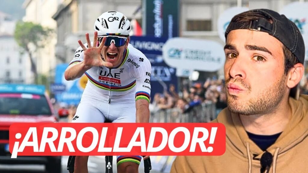 POGACAR bate a EVENEPOEL COPPI y MERCKX en un HISTORICO