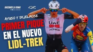 PRIMER INCENDIO EN LIDL TREK 2026 AYUSO SKJELMOSE CONFLICTO