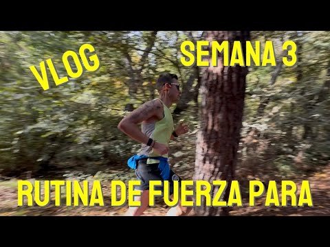 Ciclista corriendo un maraton • Semana 3 • Mi rutina
