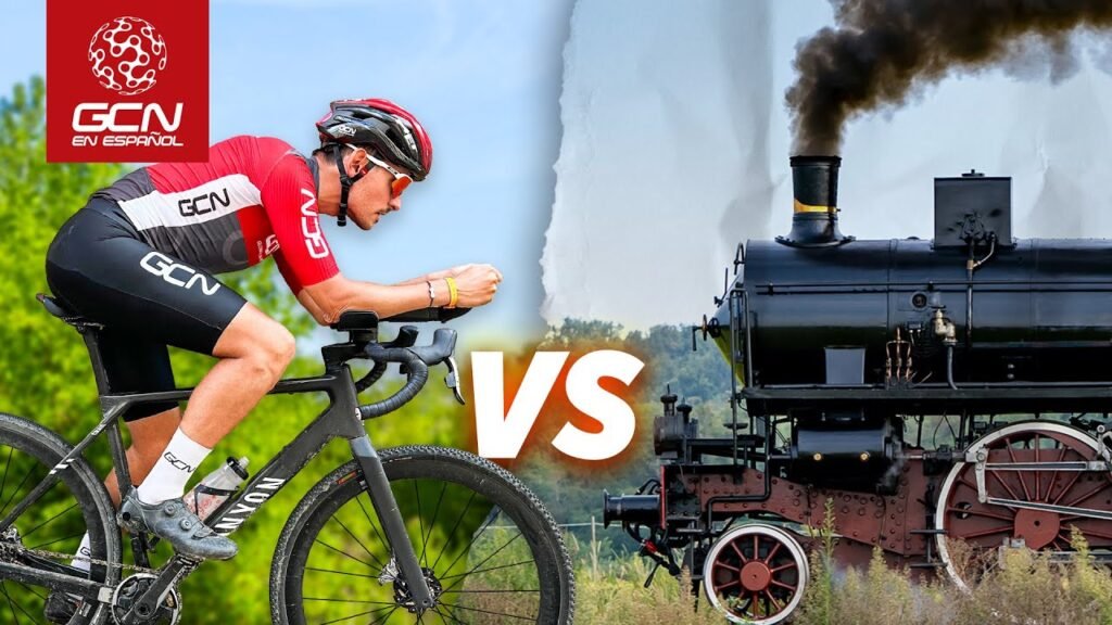 ¡Hombre vs. Máquina! | ¿Podrá mi bici moderna ganar al tren de vapor en 100km? 8 ¡Hombre vs Maquina ¿Podra mi bici moderna ganar al