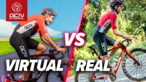 ¿Que es mas duro Ciclismo virtual vs real Doble