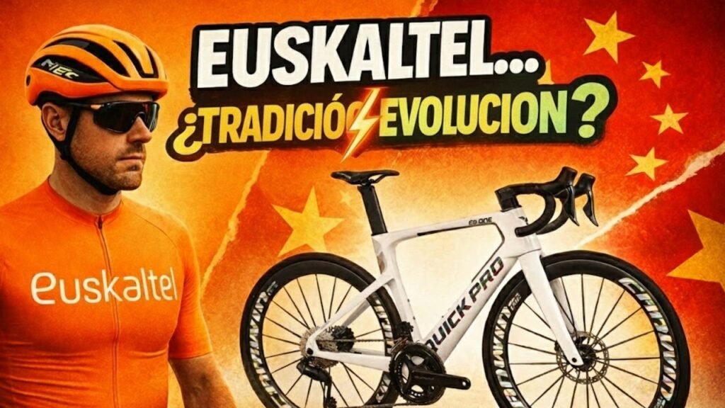¡BOMBAZO EUSKALTEL correra con una bici CHINA en 2026 QUICK