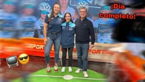 Entre quirofano television y bicis dia completo Melisa Gomiz