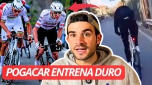 PILLAN a POGACAR ENTRENANDO en el POGGIO ULTIMA HORA