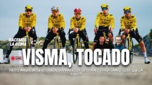 Visma y Tocado salidas lesion de Van Aert y retirada