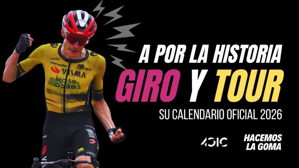 ¡OFICIAL! Calendario Vingegaard 2026: GIRO y TOUR para ser el OCTAVO en ganar las 3 Grandes Vueltas. 8 ¡OFICIAL Calendario Vingegaard 2026 GIRO y TOUR para ser el
