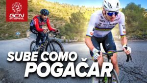 ¿Por que Pogacar siempre escala sentado