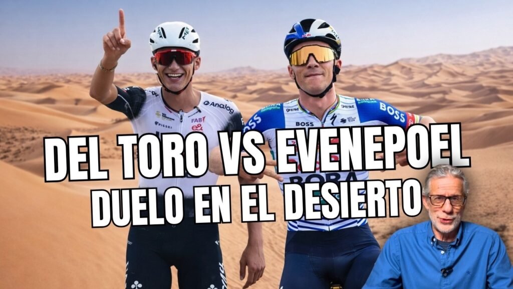 PRIMER GRAN DUELO DEL TORO vs EVENEPOEL en UAE TOUR