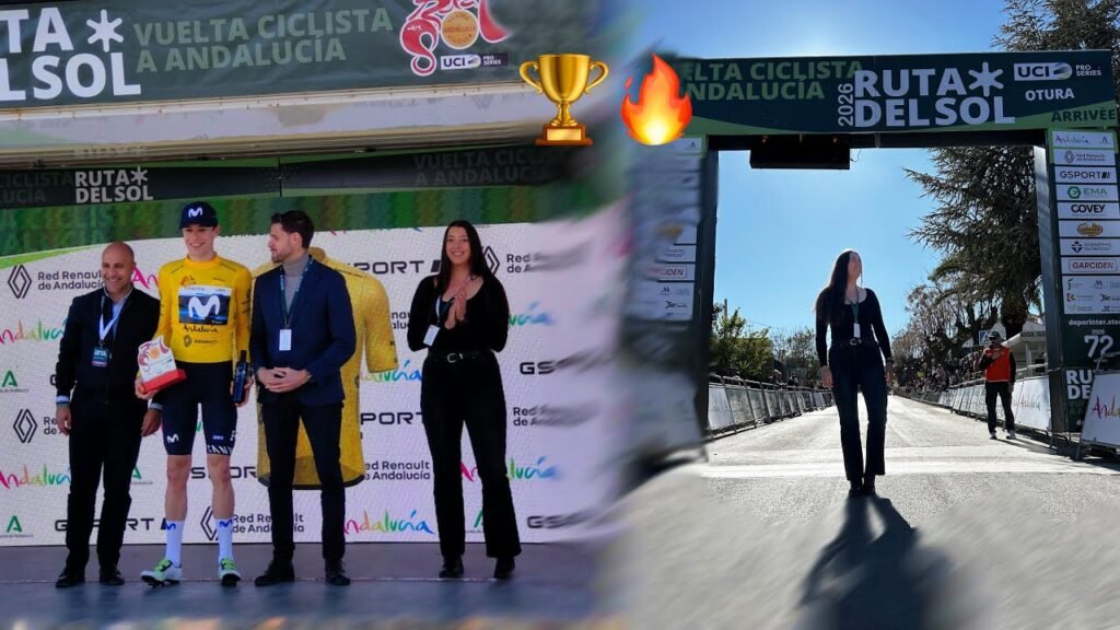 Viendo ganar al gran Iván Romeo. Segunda etapa de la vuelta Andalucía 2026 | Melisa Gómiz 2 Viendo ganar al gran Ivan Romeo Segunda etapa de la