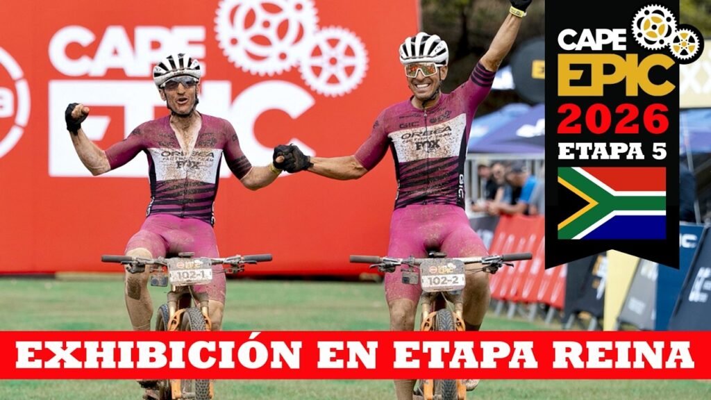 Exhibicion en la etapa reina Etapa 5 Cape