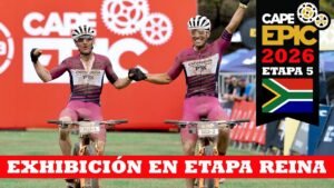 Exhibicion en la etapa reina Etapa 5 Cape