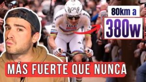 GRAN IGUALDAD entre DEL TORO y ROGLIC en la CRONO