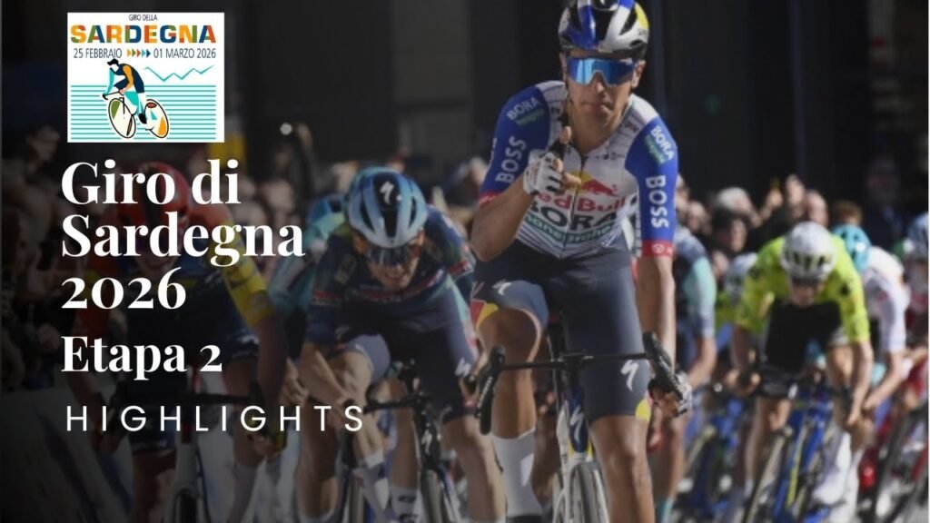 Giro di Sardegna 2026 | Etapa 2 Highlights – Davide Donati sorprende en Carbonia 7 Giro di Sardegna 2026 Etapa 2 Highlights – Davide