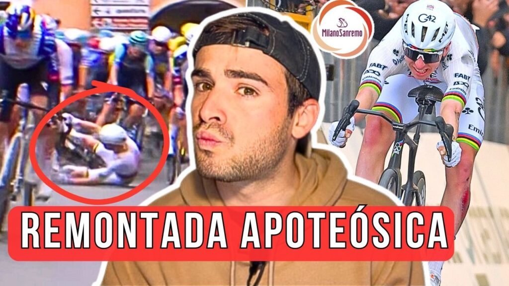 POGACAR COMPLETA una REMONTADA HISTÓRICA para VENCER MILÁN-SAN REMO 4 POGACAR COMPLETA una REMONTADA HISTORICA para VENCER MILAN SAN REMO