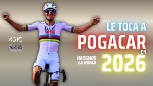 Rewrite the following title by removing ¡¡Te TOCA POGACAR